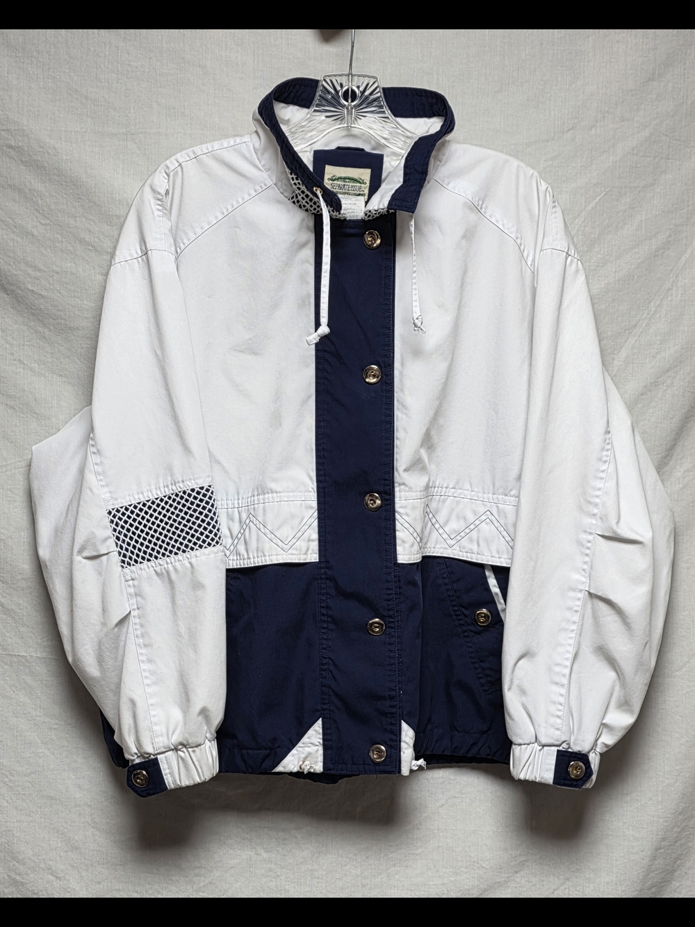 Seperate Issue Vintage 2 Tone Nautical Windbreaker Jacket